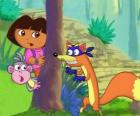 Dora ve Botları maymun Zorro hain gizleme